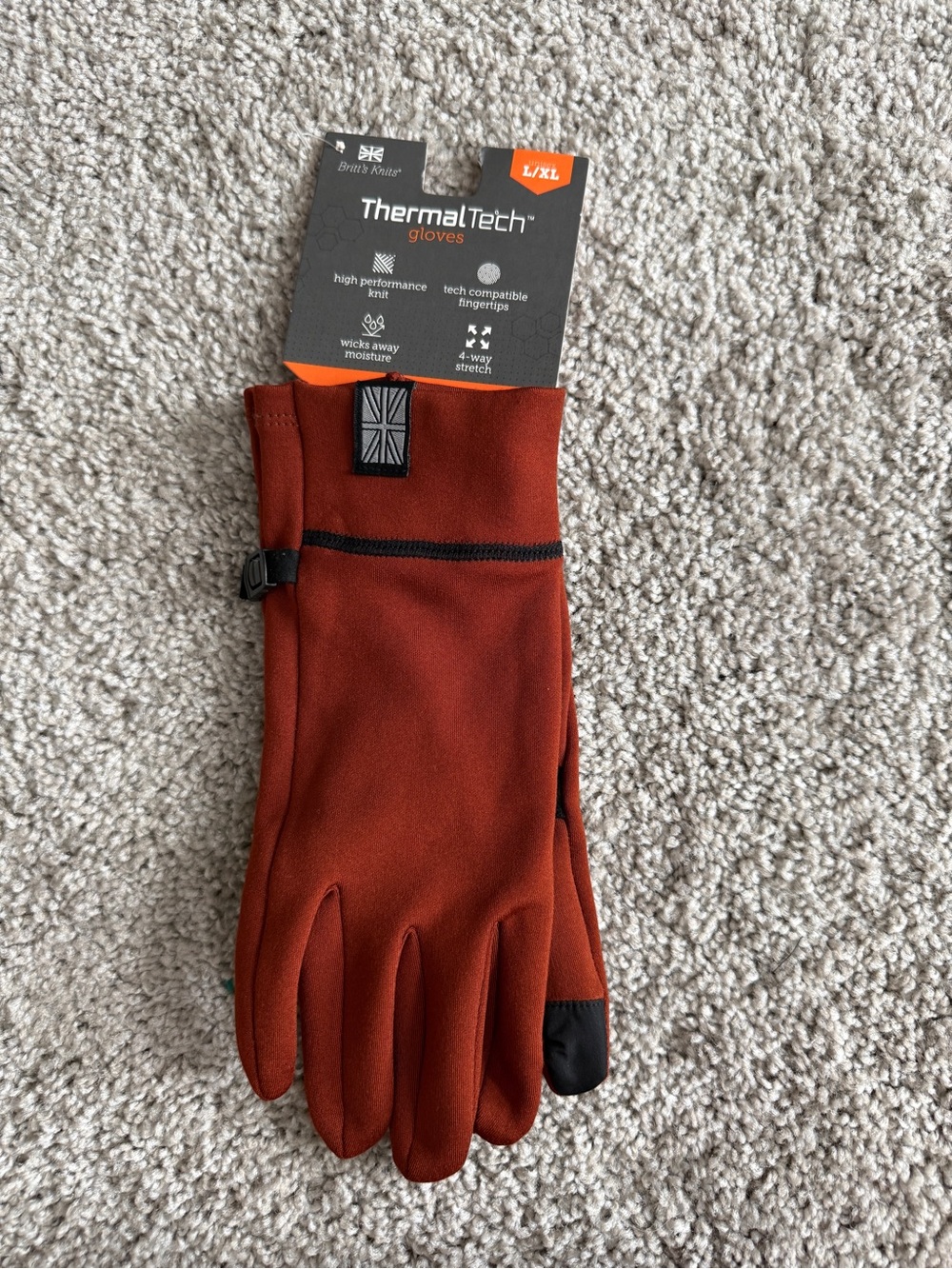 Women's Touchscreen Gloves - Rust